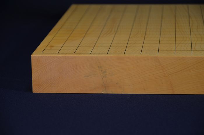 一寸七分卓上盤の木口の青シブ