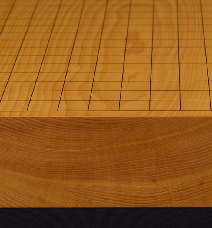 二寸三分五厘卓上盤木口のアップ画像