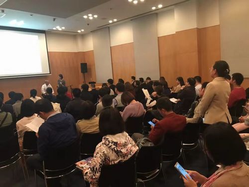 上海日本領事館での講演の模様