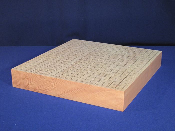 北米产新榧碁盤 二寸五分 一枚板台式棋盘