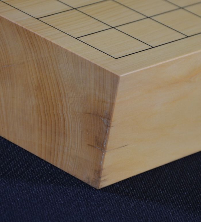 一寸七分五厘盤木口のヒビ部分