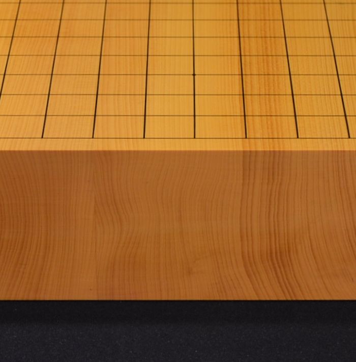 二寸四分五厘卓上盤の木口拡大