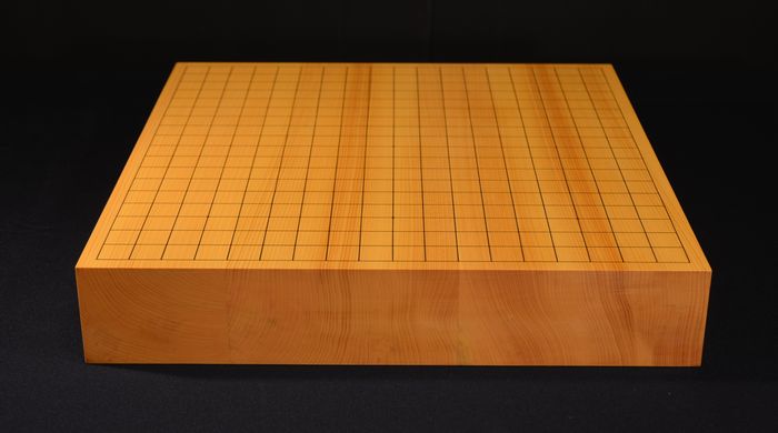 二寸四分五厘卓上盤の反対側から見た木口