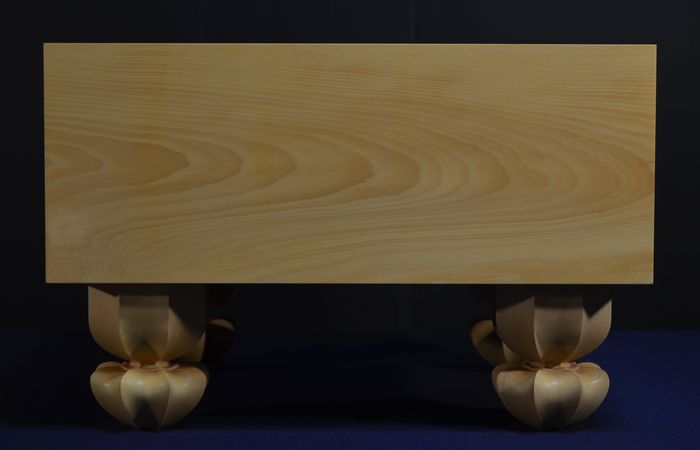 五寸九分五厘碁盤木端